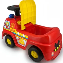 Camion dei Pompieri Cavalcabile per Bambini Topolino 1+ Licenza Disney