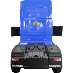 Camion Elettrico per Bambini 12V Blu con 4 Motori Radio e Telecomando