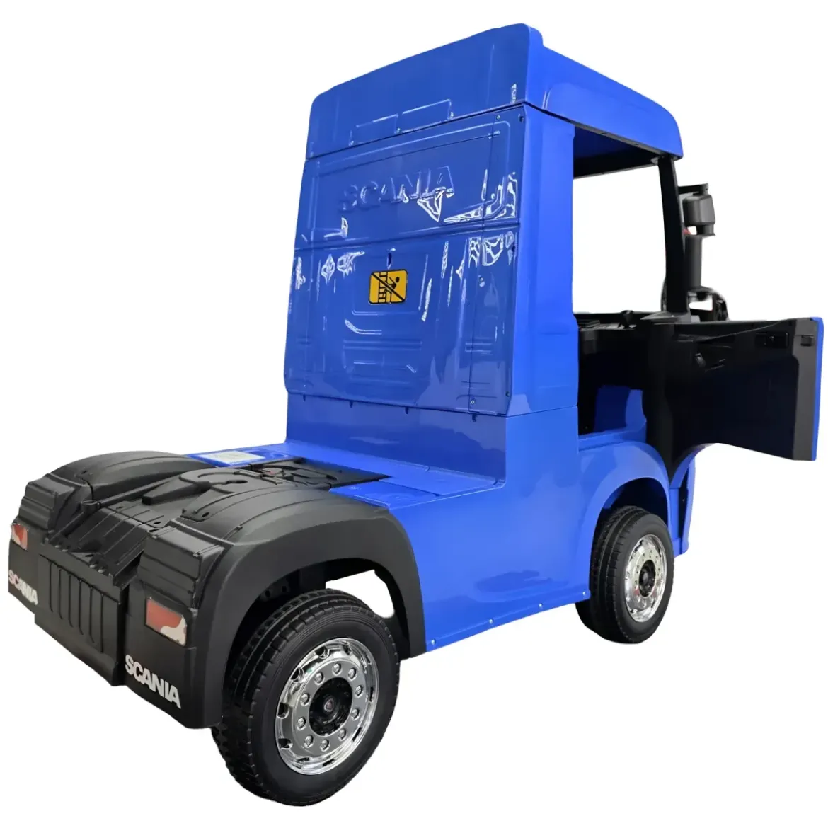 Camion Elettrico per Bambini 12V Blu con 4 Motori Radio e Telecomando