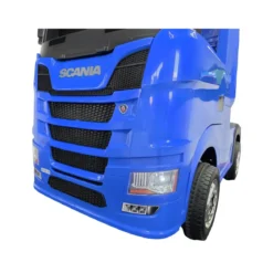 Camion Elettrico per Bambini 12V Blu con 4 Motori Radio e Telecomando