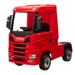 Camion Elettrico Scania Rosso 24V per Bambini con Telecomando