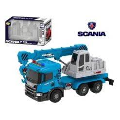 Camion Giocattolo con Gru a Frizione Scania Luci e Suoni Realistici