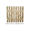 Cancello per Recinzione Steccato h 100 cm Bordura Giardino Staccionata in Legno