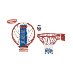 Canestro da Basket 46 cm Regolamentare Metallo Rete Pallacanestro Adulti Bambini