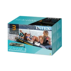 Canotto Intex 3 Persone 295x137 Gommone Tender Gonfiabile Pesca Remi Pompa Mare