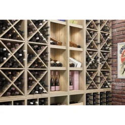 Cantina Vino Kit a Croce Portabottiglie Per Cubo fino a 12 Posti