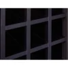 Cantinetta Credenza nera in rovere Porta Bottiglie 76,8x33x124,4 cm