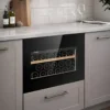 Cantinetta Vino a Incasso 17 Bottiglie Ventilata Classe F Nero LED
