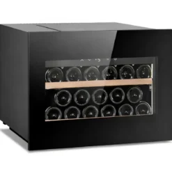 Cantinetta Vino a Incasso 17 Bottiglie Ventilata Classe F Nero LED