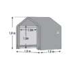 Capanno Gazebo Rimessa per Attrezzi da Giardino Arredo Esterno Capannone in PVC