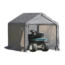 Capanno Gazebo Rimessa per Attrezzi da Giardino Arredo Esterno Capannone in PVC