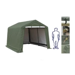Capanno Gazebo 3x3 Rimessa per Attrezzi Giardino Arredo Impermeabile Capannone