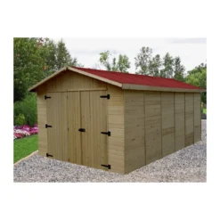 Carport Box Auto 3x5.2 in Legno 16 mm Moto Garage Casetta Ricovero per Attrezzi
