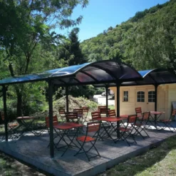 Carport in Alluminio 6x5 metri Policarbonato Gazebo Posto Auto Capanno Tettoia