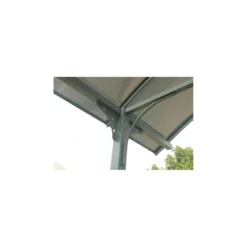 Carport in Alluminio 3.6x7.6 mt Policarbonato Posto Auto Tettoia Camper Furgoni