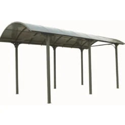 Carport in Alluminio 3.6x7.6 mt Policarbonato Posto Auto Tettoia Camper Furgoni