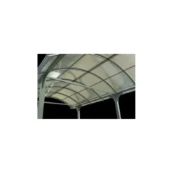 Carport in Alluminio 3.6x7.6 mt Policarbonato Posto Auto Tettoia Camper Furgoni