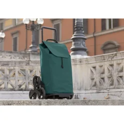 Carrellino per Spesa Gimi Impermeabile 52 lt Carrello Pieghevole Verde