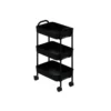 Carrello da cucina e Portavivande Nero