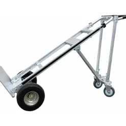Carrello Portapacchi Bravetta 3 in 1 in Alluminio 4 Ruote Pieghevole