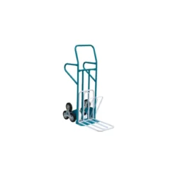Carrello PortaPacchi 6 Ruote Bravetta Gradini Sali Scale Portata 250 Kg Acciaio