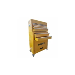 Carrello Portautensili 8 Cassetti Giallo Attrezzi da Officina Multiuso Meccanico