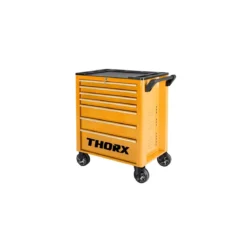 Carrello Portautensili con 7 Cassetti Ruote Giallo Attrezzi Officina Meccanico