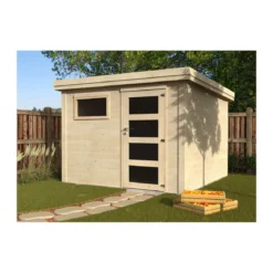 Casa 275x275 in Legno 28 mm da Giardino Rimessa per Attrezzi Casetta Depandance