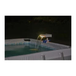 Cascata a Led per Piscine Fuori terra Frame Illuminazione Luci Lampada Bestway