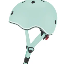Casco Bici Bambini Regolabile Verde Pastello XXS-XS 48-51 cm con LED