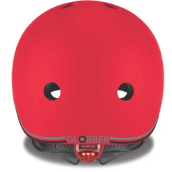 Casco Bici per Bambini Regolabile Rosso XXS-XS 48-51 cm con LED