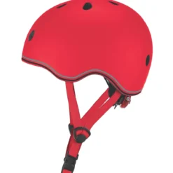 Casco Bici per Bambini Regolabile Rosso XXS-XS 48-51 cm con LED