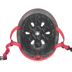 Casco Bici per Bambini Regolabile Rosso XXS-XS 48-51 cm con LED