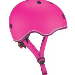 Casco Bici per Bambini Regolabile Fucsia XXS-XS 48-51 cm con LED