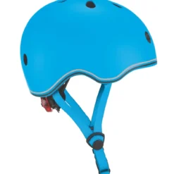 Casco Bici per Bambini Regolabile Azzurro XXS-XS 48-51 cm con LED