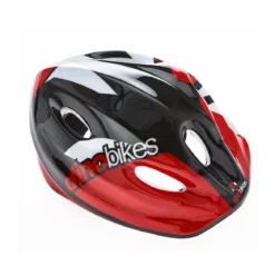Casco da Bici Bambino Rosso Nero Dino Bike Bimbo Bicicletta Pattini Monopattino