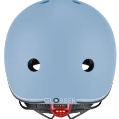 Casco per Bambini 45-51cm Blu Pastello LED Posteriori Monopattino