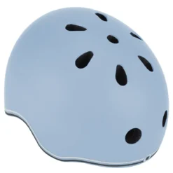 Casco per Bambini 45-51cm Blu Pastello LED Posteriori Monopattino