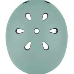 Casco per Bambini 45-51cm Verde Salvia LED Posteriori Monopattino