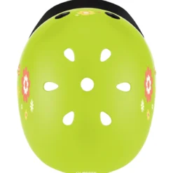 Casco per Bambini XS-S Ø 48-53 cm Chiusura Magnetica Verde Floreale