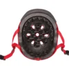 Casco per Bambini XS-S Ø 48-53 cm Chiusura Magnetica Rosso da Corsa