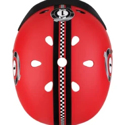 Casco per Bambini XS-S Ø 48-53 cm Chiusura Magnetica Rosso da Corsa