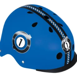 Casco per Bambini XS-S Ø 48-53 cm Chiusura Magnetica Blu da Corsa