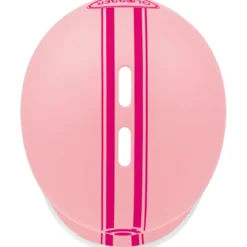 Casco Protettivo Bambini XS/S Ø 47-51cm Rosa Pastello LED Posteriore