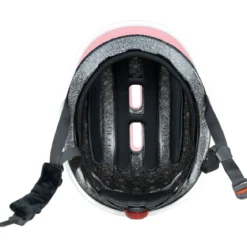 Casco Protettivo Bambini XS/S Ø 47-51cm Rosa Pastello LED Posteriore