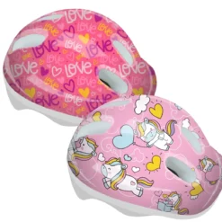 Casco Protezione Baby Girl Taglia 44-48cm Regolabile Bicicletta