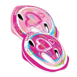 Casco Protezione Easy Girl Taglia 52-56cm Regolabile Bicicletta