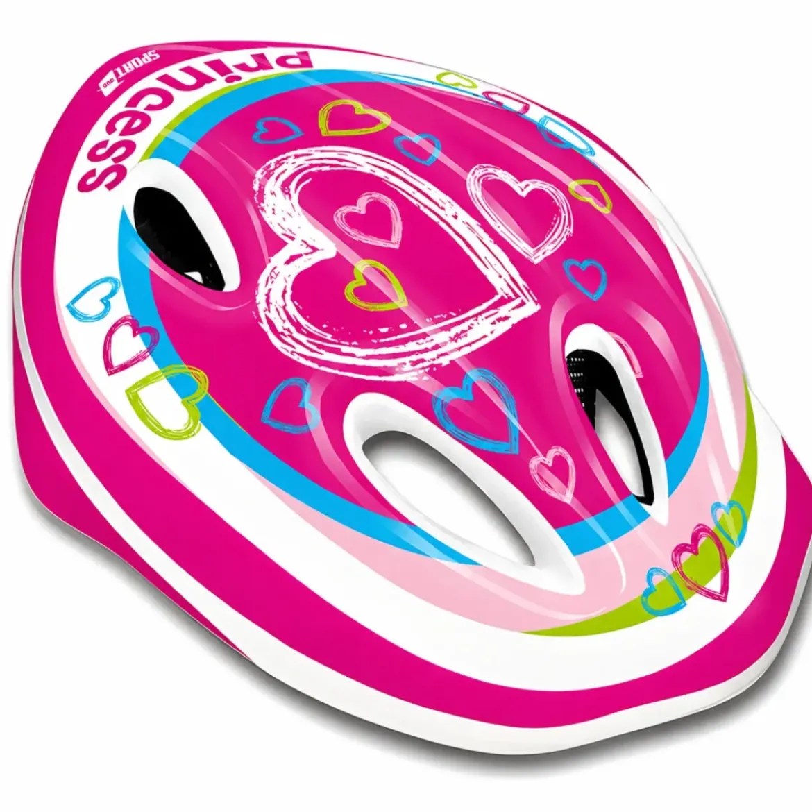 Casco Protezione Easy Girl Taglia 52-56cm Regolabile Bicicletta Viola