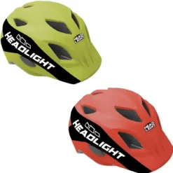 Casco Protezione Sport Misura Regolabile con Luci Led Taglia 52–56 cm
