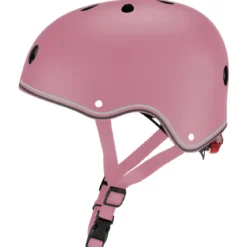 Casco Regolabile per Bambini XS-S Ø 48-53 cm Rosa Pastello Luce LED